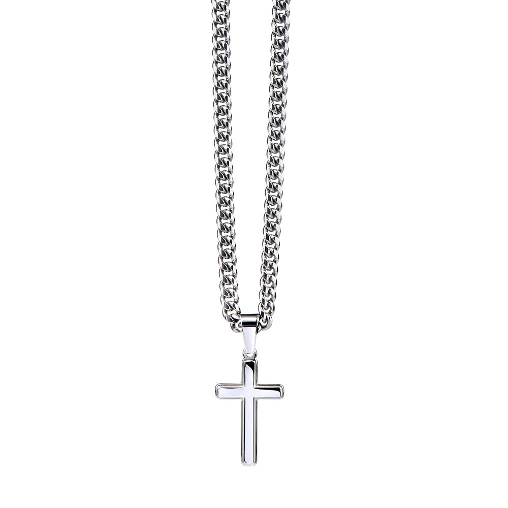 FC - Personalized Cross Cuban Link Chain