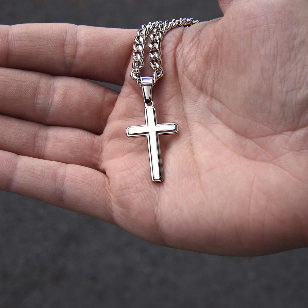 FC - Personalized Cross Cuban Link Chain