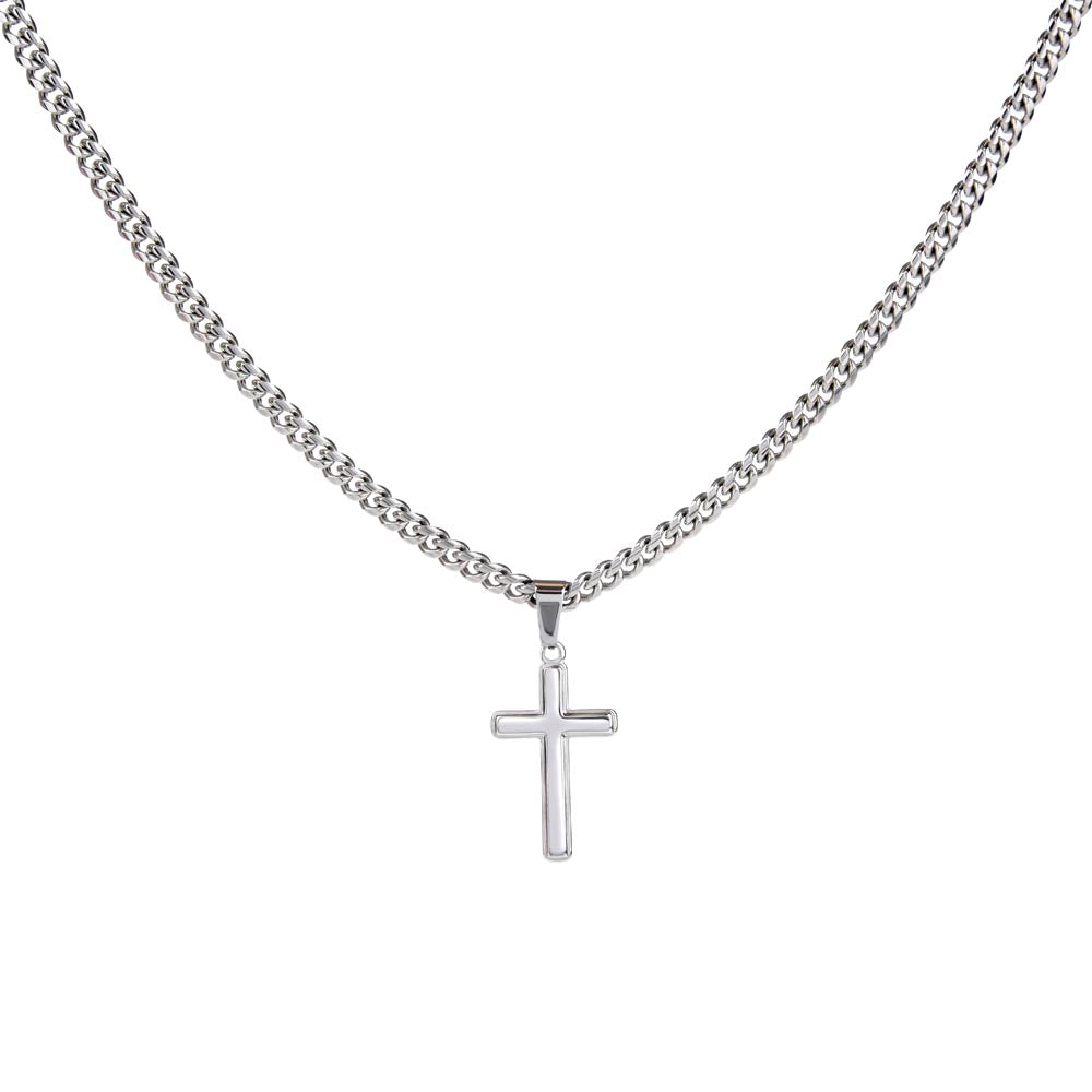 FC - Personalized Cross Cuban Link Chain