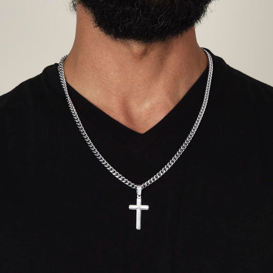 FC - Personalized Cross Cuban Link Chain